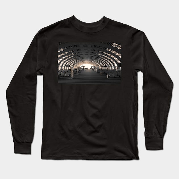 Airport Long Sleeve T-Shirt by cinema4design